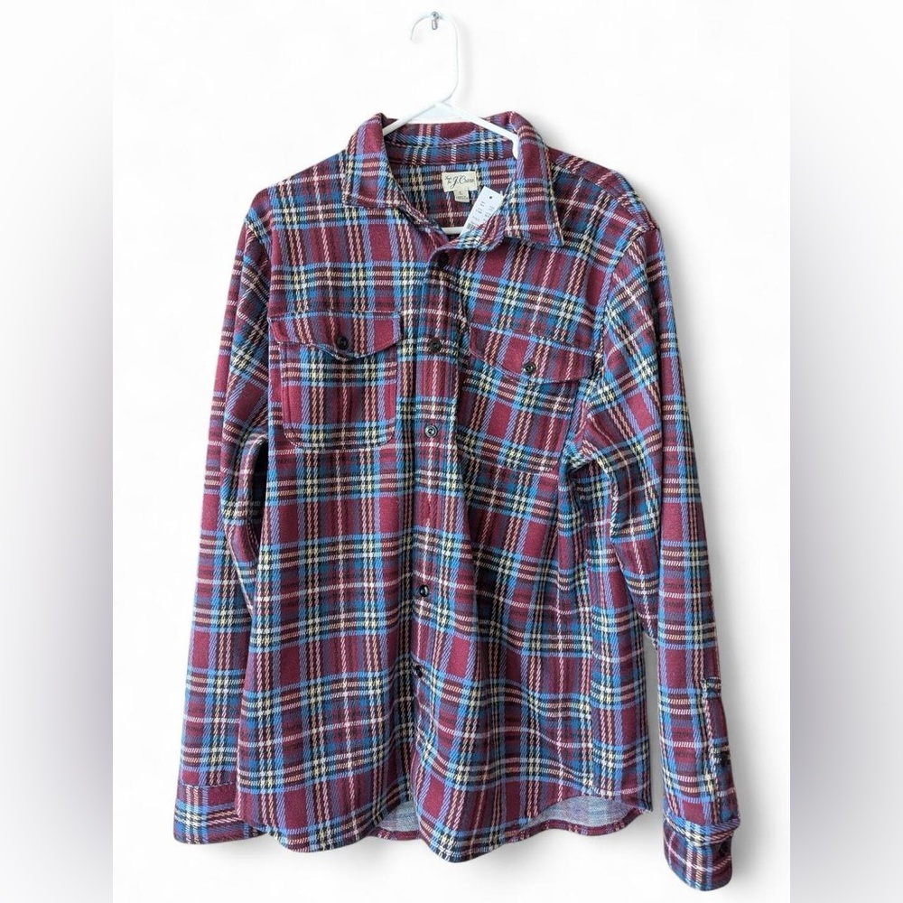 NWT JCREW MENS PLAID SHIRT